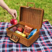 RATTAN Retro Basket for Gifts Set – L