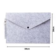 14″ Felt iPad and Document Carry Folder