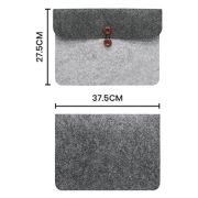 15.4″ Duo Tone Felt Sleeve Pouch