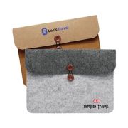 15.4″ Duo Tone Felt Sleeve Pouch