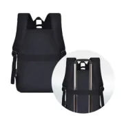 15.6″ Travel PU Laptop Backpack with USB Port