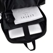 15.6″ Travel PU Laptop Backpack with USB Port