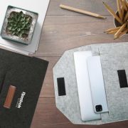 15.4″ Wool Felt iPad Pouch