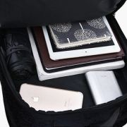 15.6″ Casual PU Laptop Backpack With USB Port