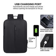 15.6″ WAYU Laptop Backpack with External USB Port