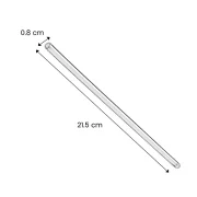 8mm Borosilicate Glass Straw