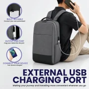 Business Laptop Backpack with External USB Port