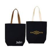 Colour Strip Black Canvas Bag – 10oz (340x310x100)