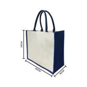 Colour Strip Laminated Canvas Bag – 10oz (400x330x160)