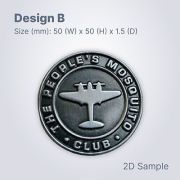Custom Made Die Struck Collar Pin