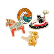 Custom Made Hard Enamel Collar Pin