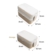 ECO Bamboo 2 Tier Lunch Box – 1200ml