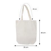 EZ Natural Canvas Bag – 6oz (400x350x100)