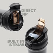 LINK Dual Lid 316 S.Steel Bottle with Straw – 600ml