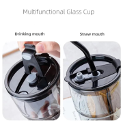 MONTE 3 Premium Color Glass Mug with PU Sleeve – 450ml