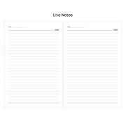 PU Fabric Hard Cover A5 Notebook with Pen Loop