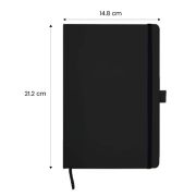 PU Texture A5 Notebook with Pen Loop