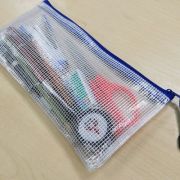 PVC Transparent Netting Pouch – A6 Size