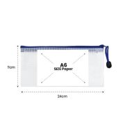 PVC Transparent Netting Pouch – A6 Size