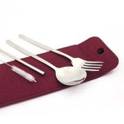 Snap Closure Felt Pouch