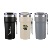 SNAPSIP Stainless Steel Bottle with Strap – 600ml