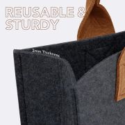 URBAN Felt 2 Tone Tote Bag – L