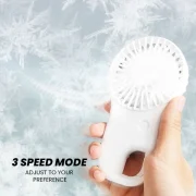 BUCKLE 3 Speed mini fan with Stand – 500mAh