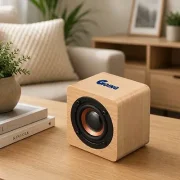 Mini Wooden PURE Sound Bluetooth Speaker – 800mAh Battery