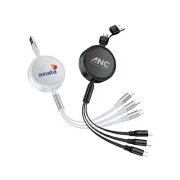 UNICORD 3-in-2 Retractable USB Fast Charging Cable
