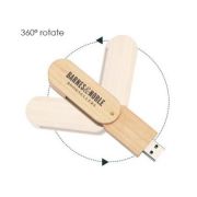 Wooden 360 Swivel USB Flash Drive – 8GB